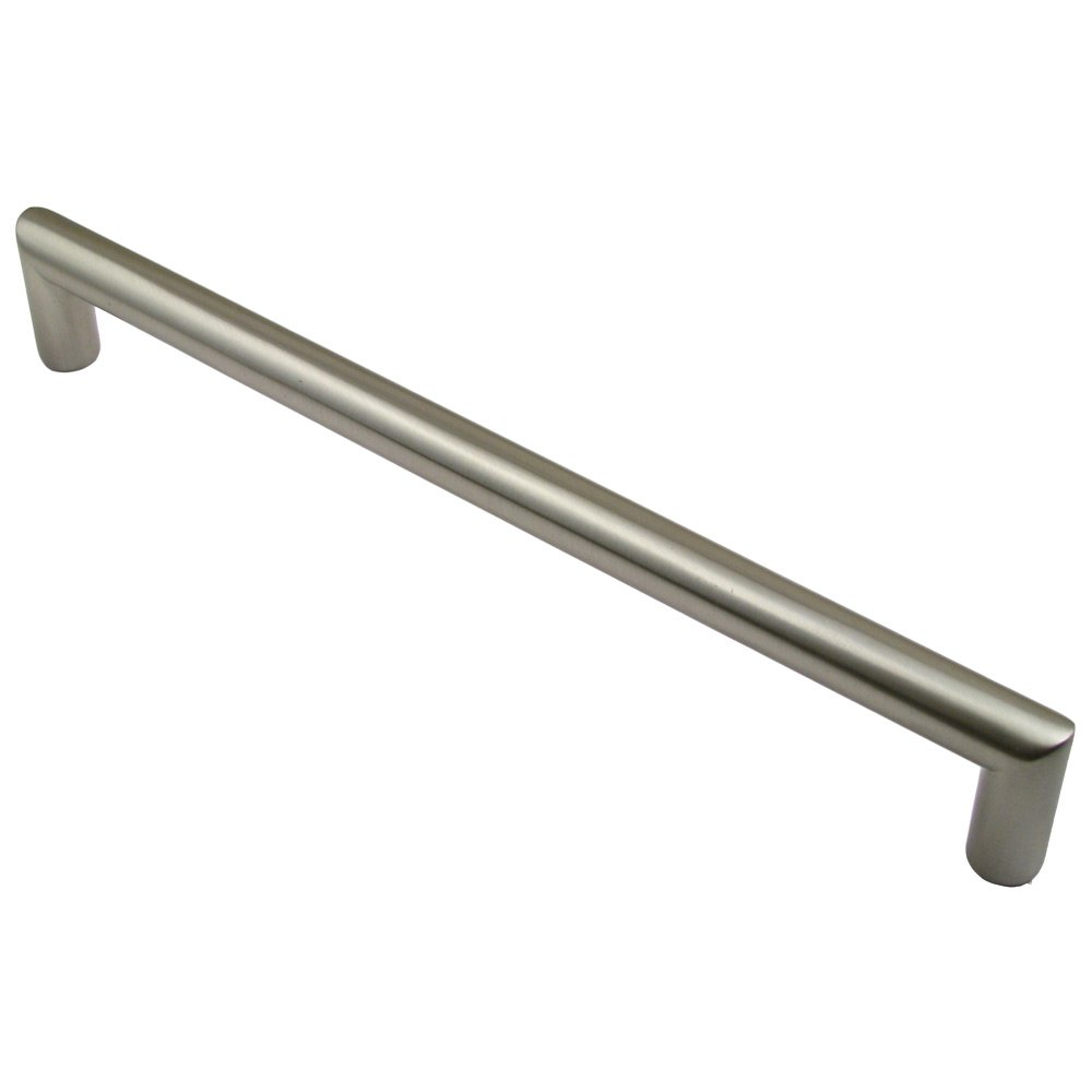 Rusticware 9" Centers Rounded Modern Handle in Satin Nickel