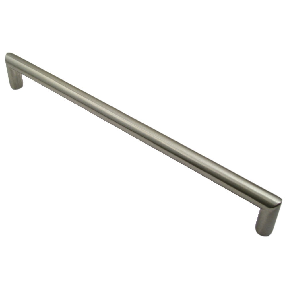 Rusticware 11" Centers Rounded Modern Handle in Satin Nickel