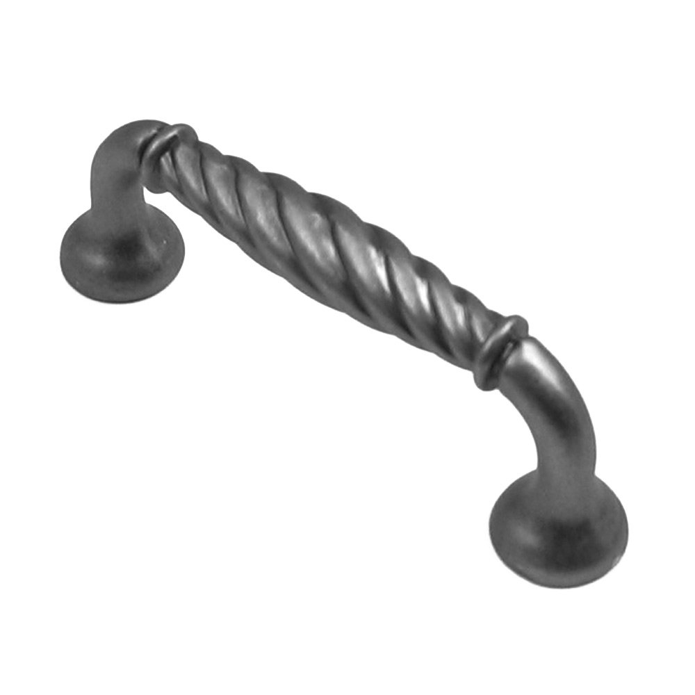 Rusticware 3" Centers Rope Handle in Weathered Pewter