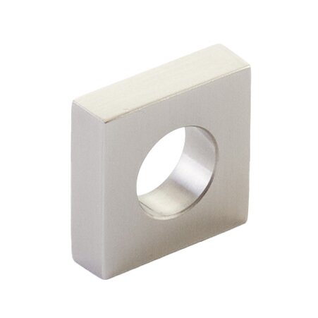 Schaub and Company 1" Modern Oval Slot Knob in Brushed Nickel