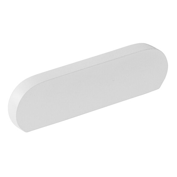 Schaub and Company 3" Centers Modern Oval Pull in Matte White
