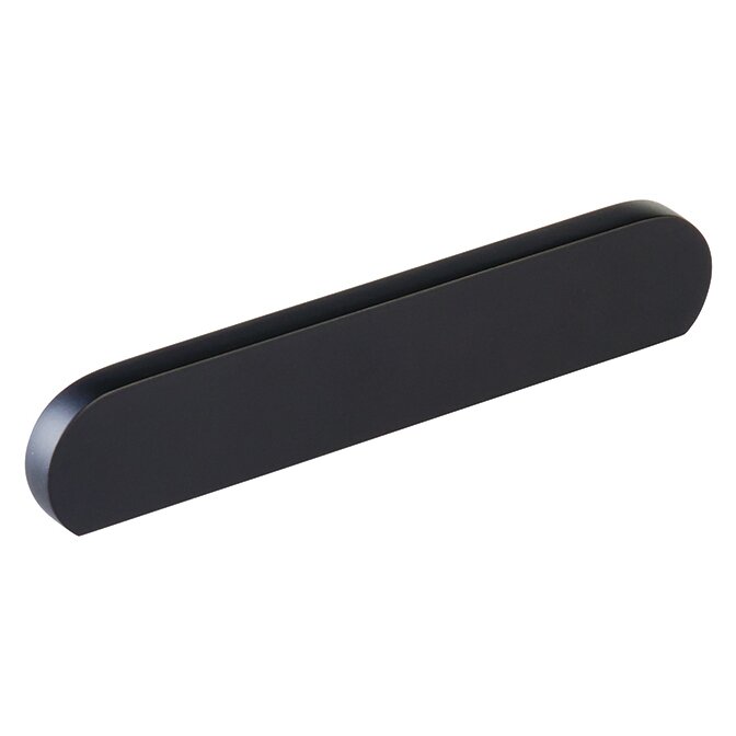 Schaub and Company 5" Centers Modern Oval Pull in Matte Black