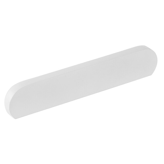 Schaub and Company 5" Centers Modern Oval Pull in Matte White