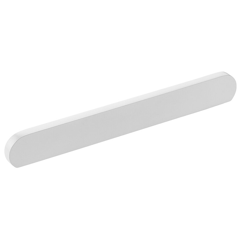 Schaub and Company 8" Centers Modern Oval Pull in Matte White