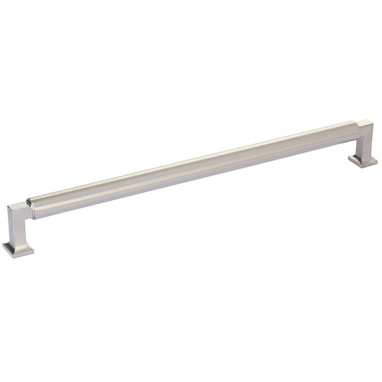 Schaub and Company 12" Centers Cabinet Pull in Satin Nickel