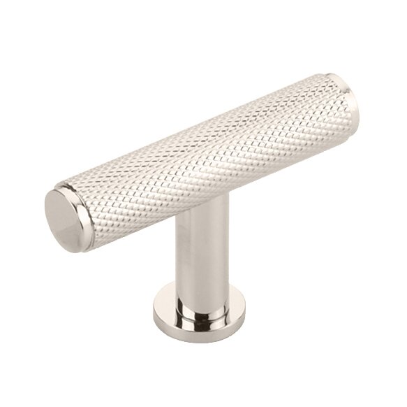 Schaub and Company 2" Long T-Knob in Polished Nickel