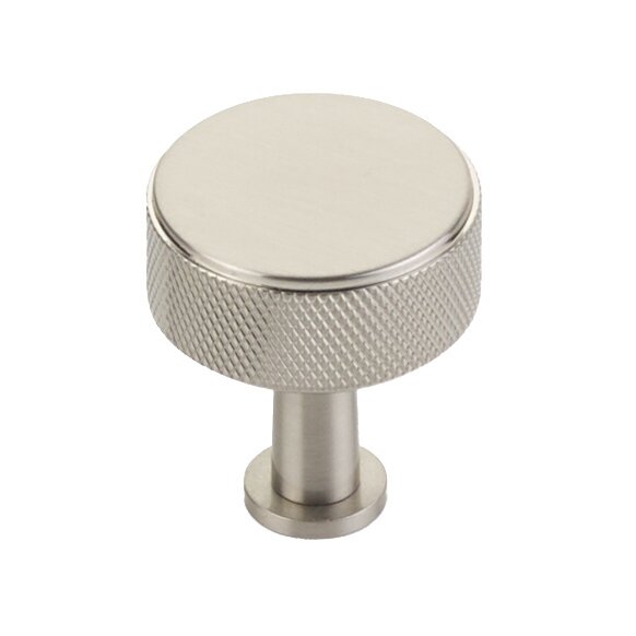 Schaub and Company 1 1/4" Diameter Knurled Knob in Brushed Nickel