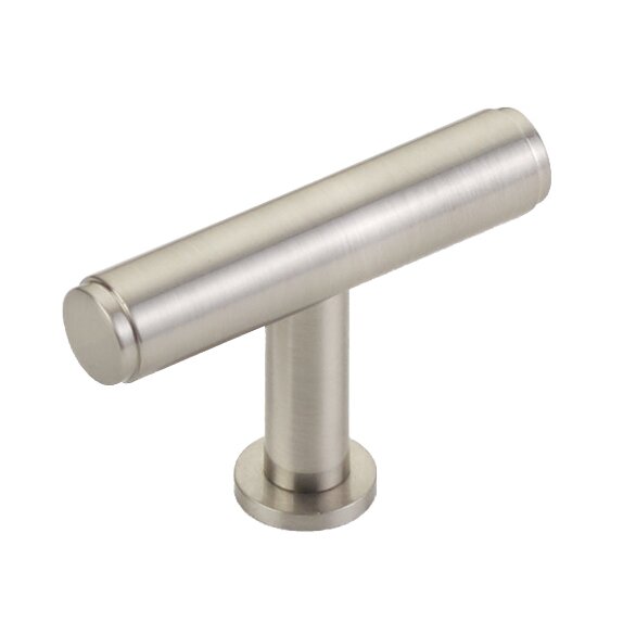 Schaub and Company 2" Long T-Knob in Brushed Nickel
