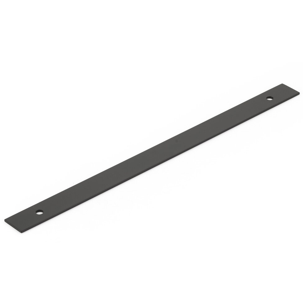 Schaub and Company 12" Centers Appliance Pull Backplate in Matte Black