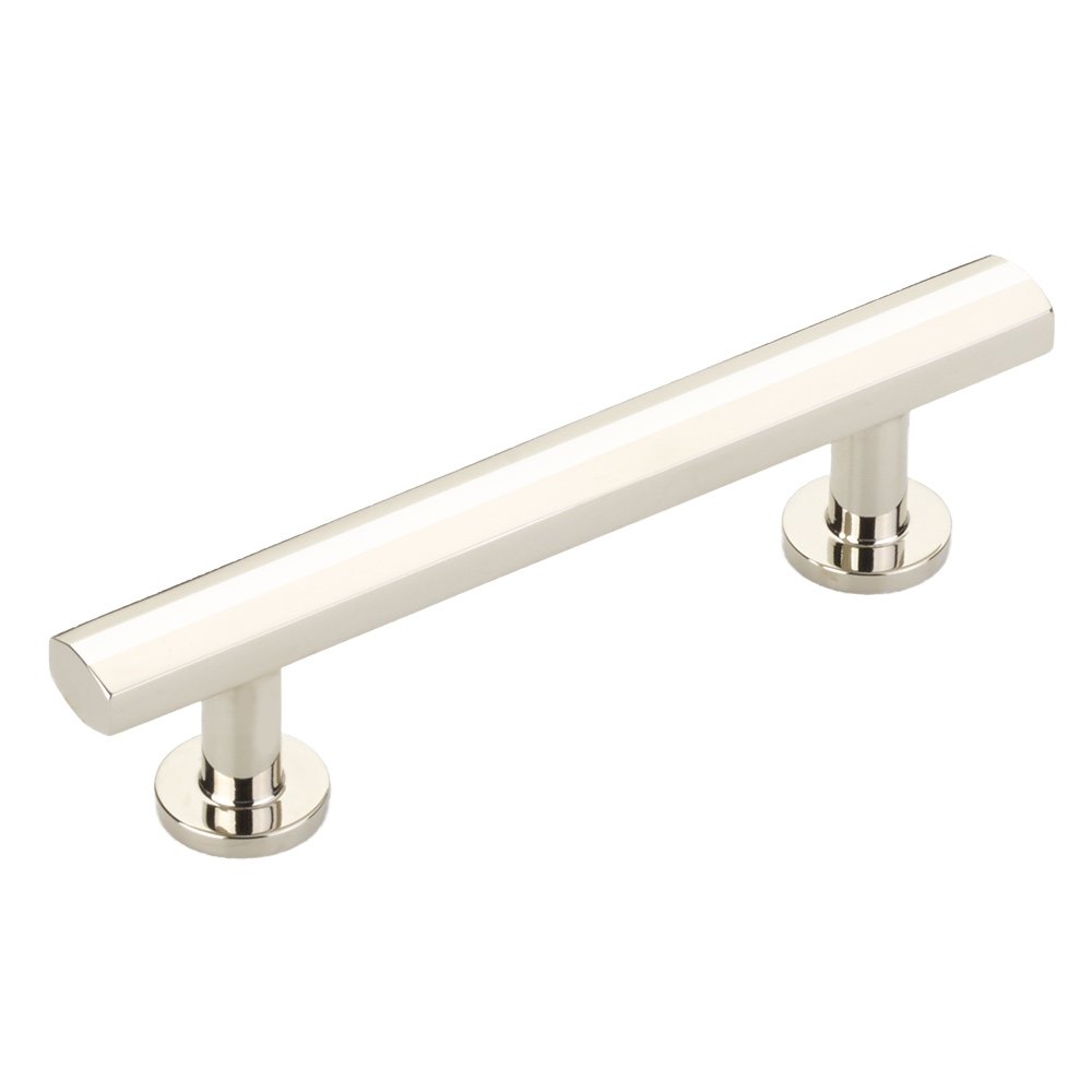 Schaub and Company 3 1/2" Centers Pull in Polished Nickel