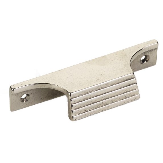 Schaub and Company 4" Centers Pull in Polished White Bronze