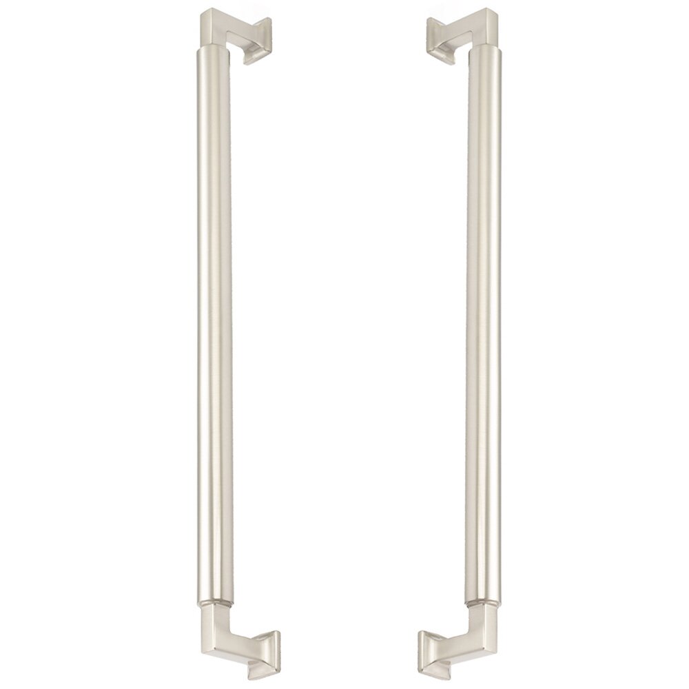 Schaub and Company 15" Centers Back To Back Pull in Satin Nickel