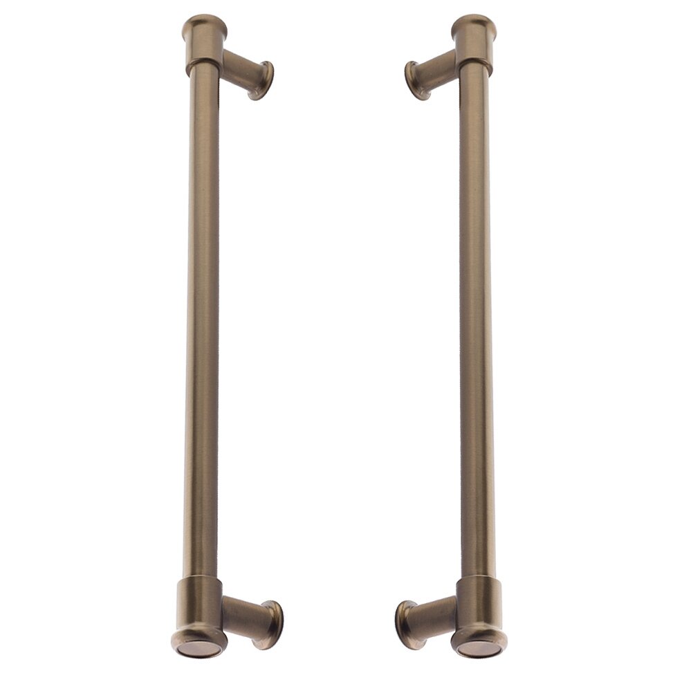 Schaub and Company 15" Centers Back To Back Pull in Brushed Bronze