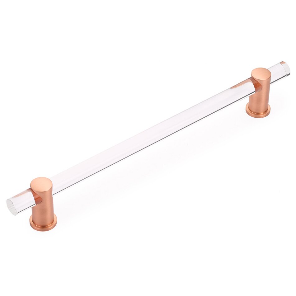 Schaub and Company 12" Centers Concealed Pull in Brushed Rose Gold