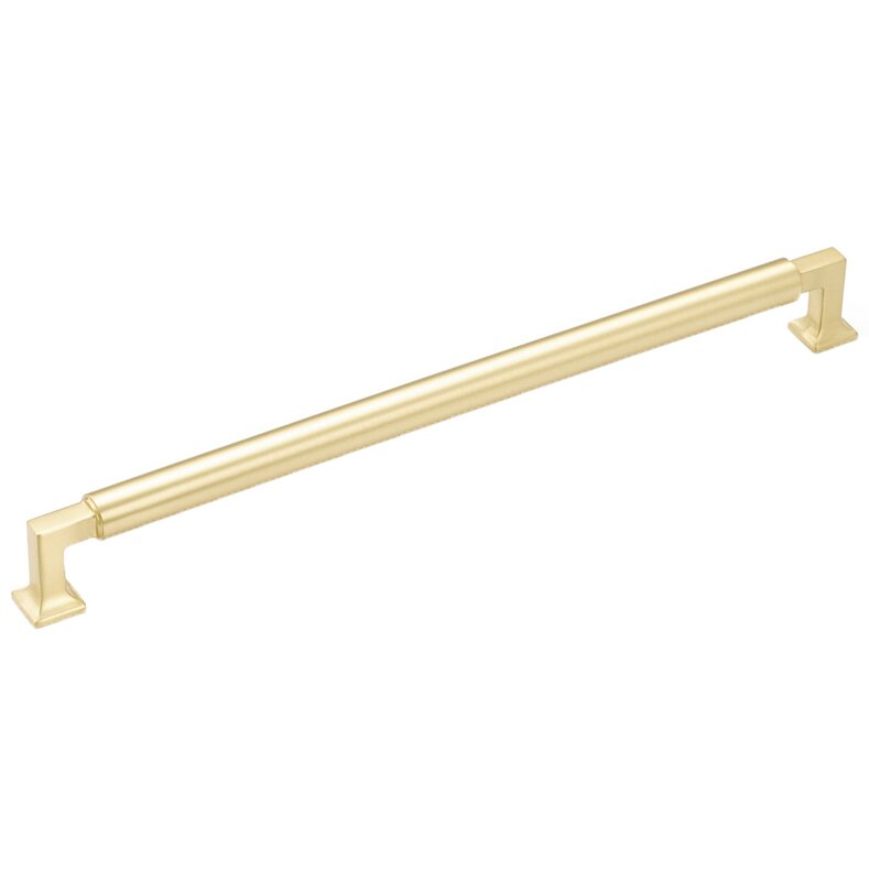 Schaub and Company 12" Centers Concealed Pull in Satin Brass