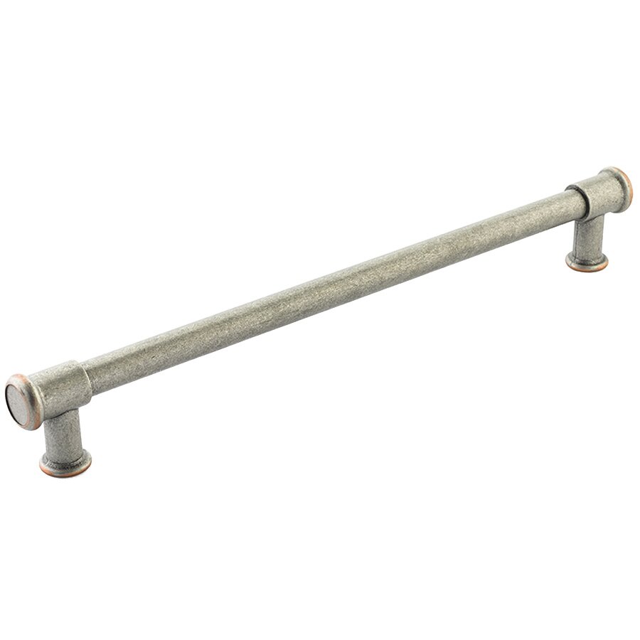 Schaub and Company 15" Centers Concealed Pull in Distressed Pewter / Copper