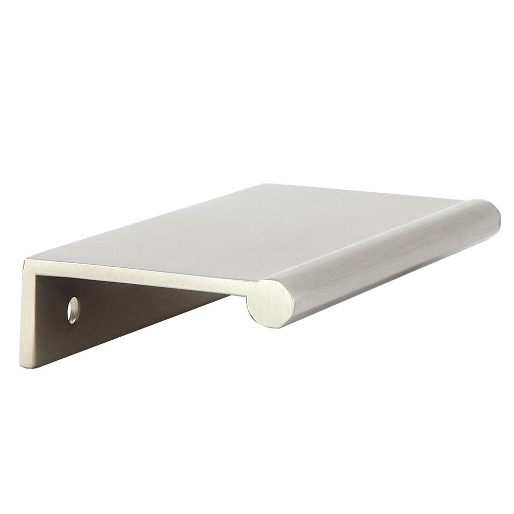 Schaub and Company 4 1/4" Long Edge Pull in Brushed Nickel