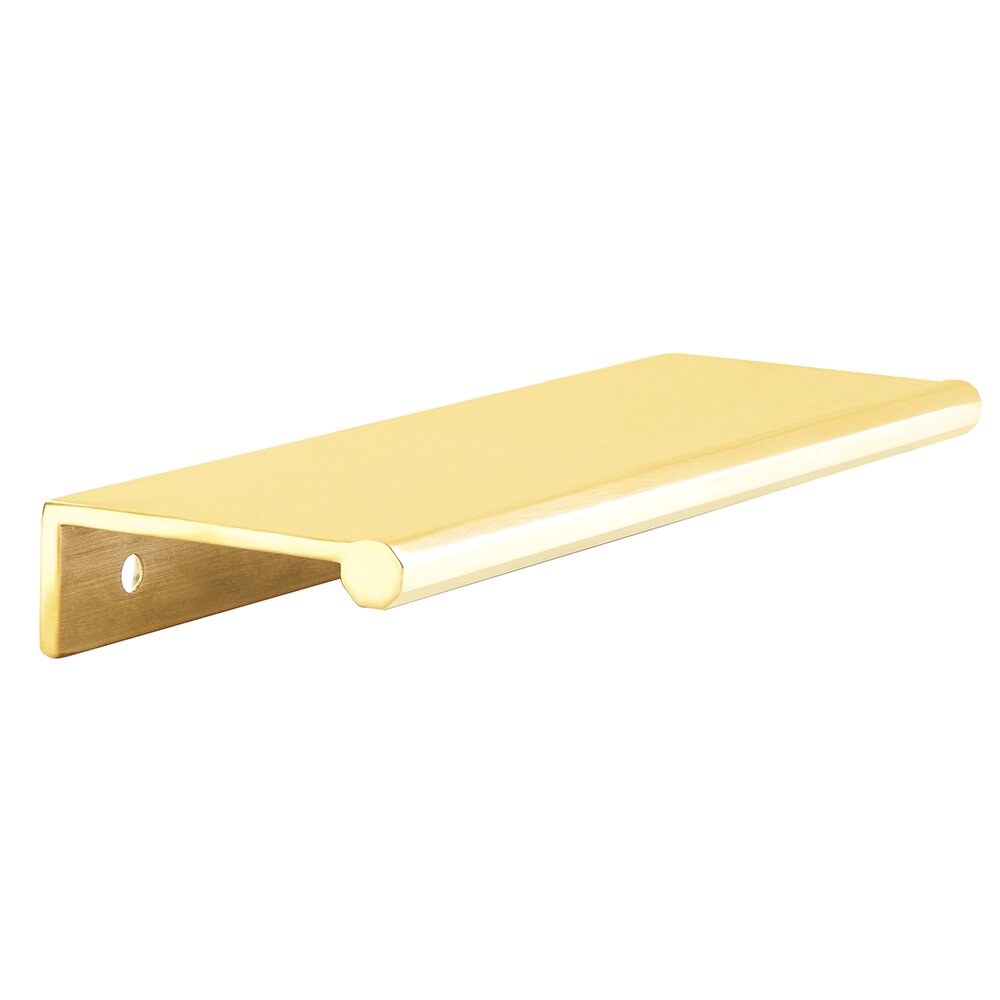 Schaub and Company 6 1/4" Long Edge Pull in Unlacquered Brass