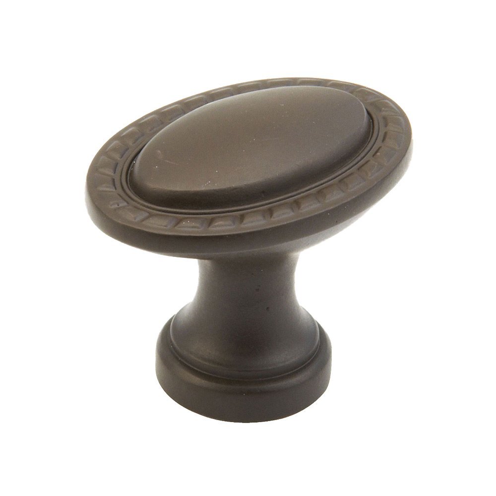 Schaub and Company 1 3/8" Oval Rope Knob in Oil Rubbed Bronze