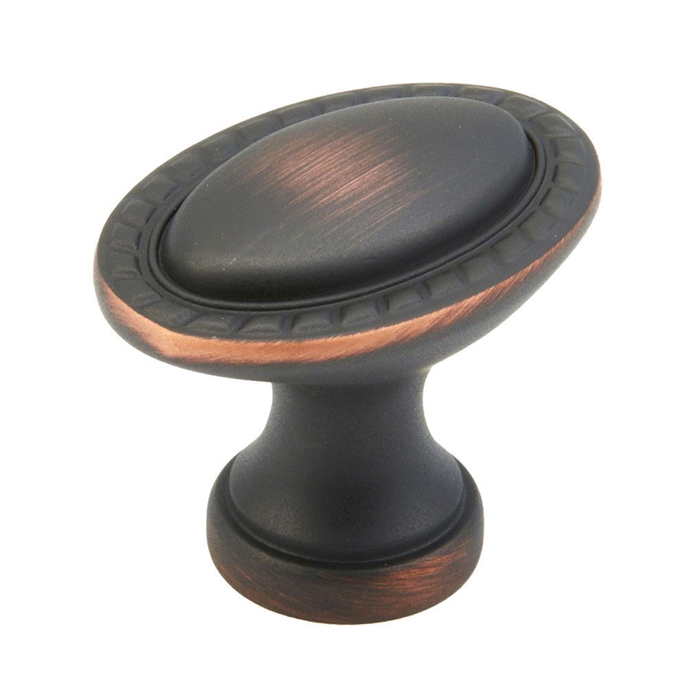 Schaub and Company 1 3/8" Oval Rope Knob in Michelangelo Bronze