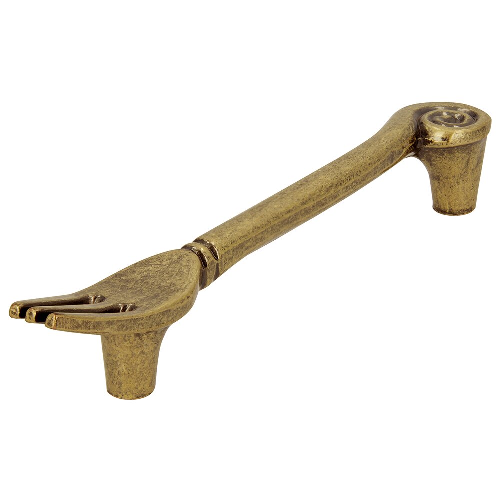 Siro Designs 64 mm Centers Fork Pull in Antique Brass