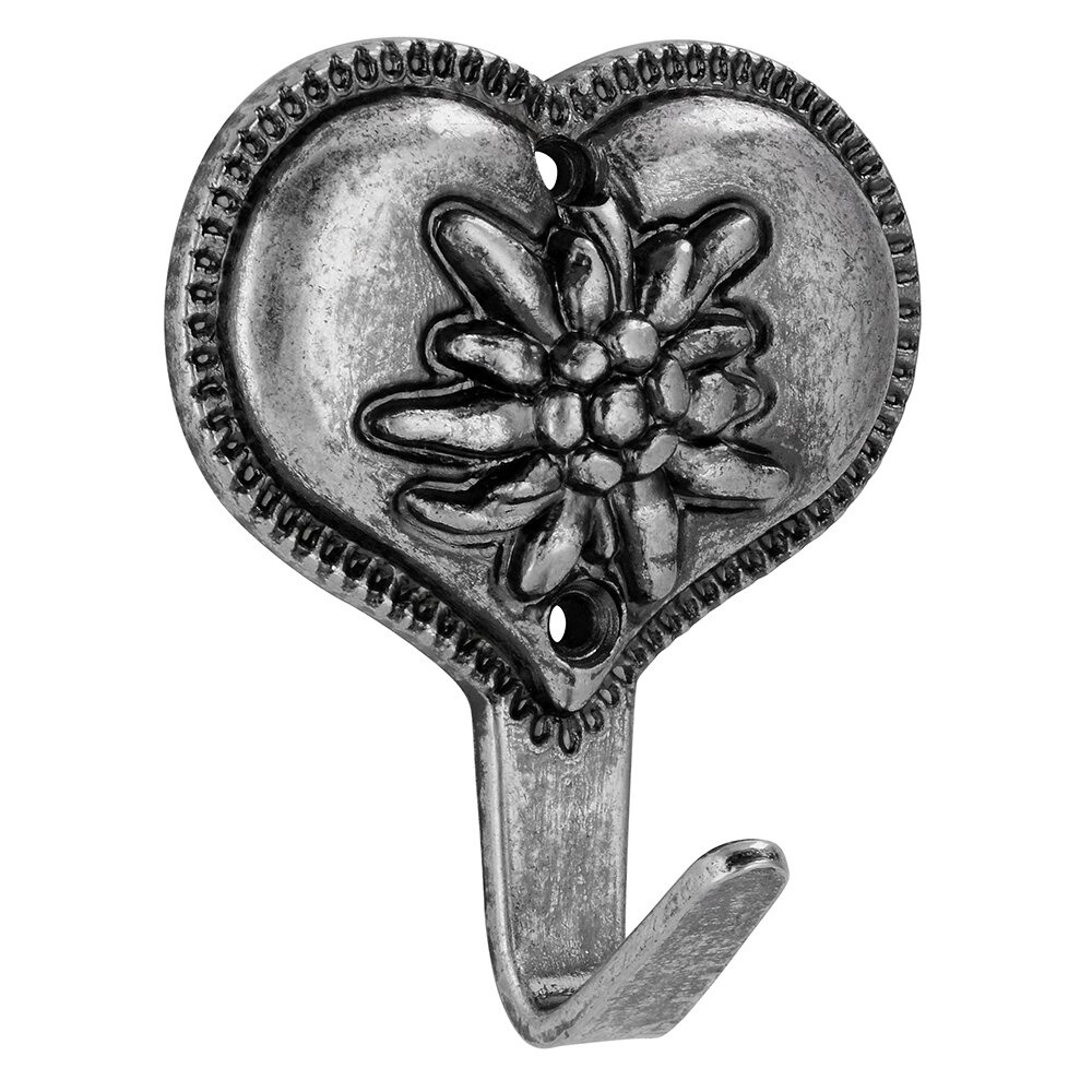 Siro Designs Heart Hook in Antique Silver