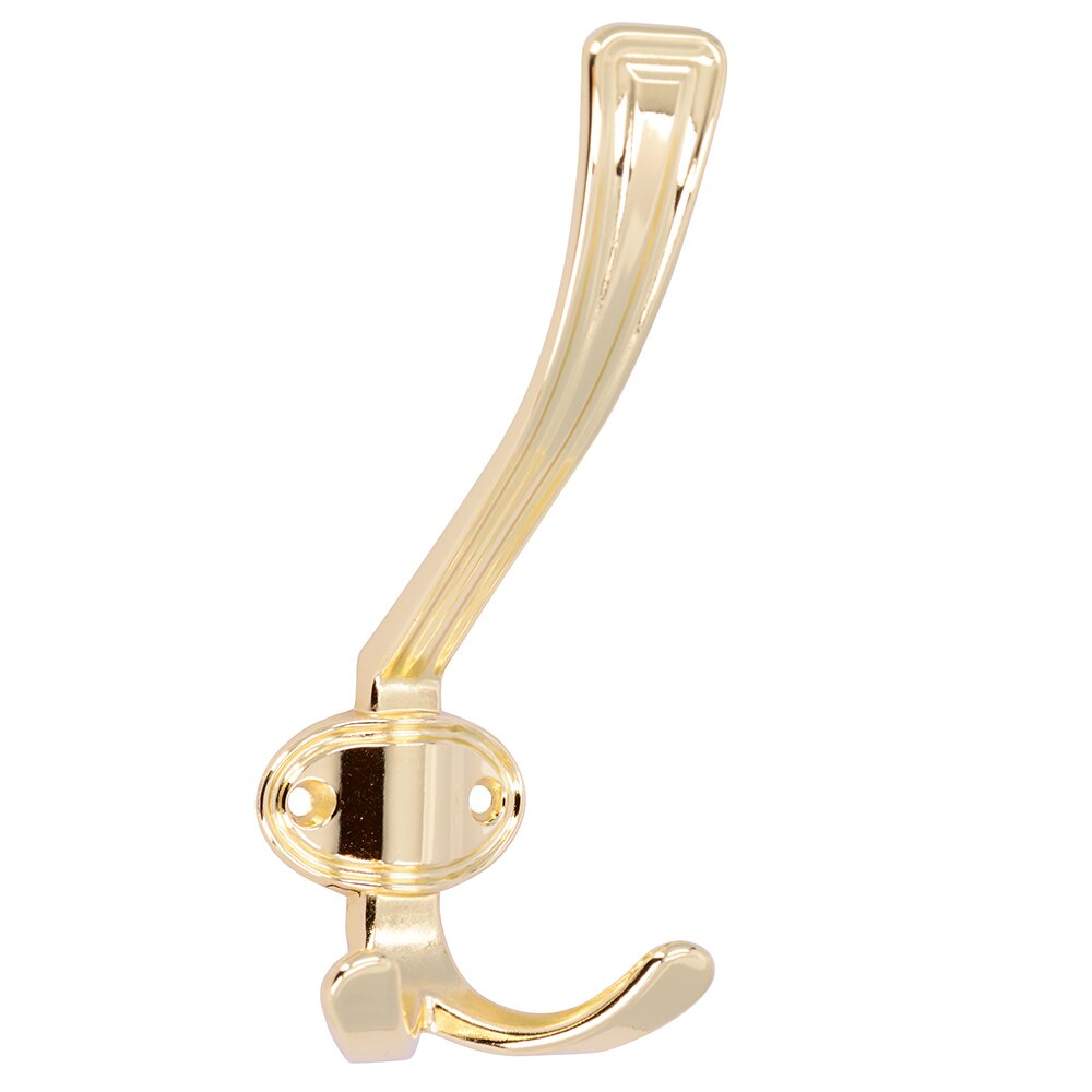 Siro Designs Hook in Bright Brass
