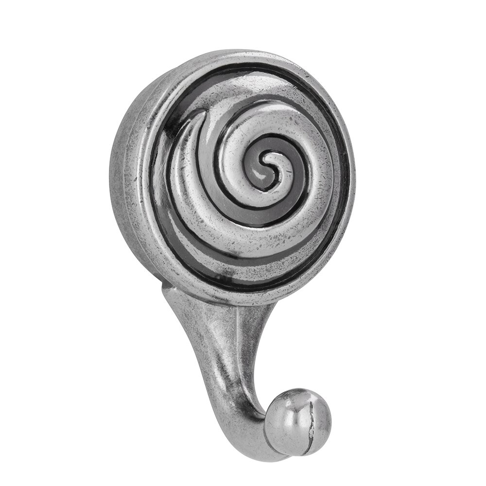 Siro Designs Spiral Hook in Antique Silver