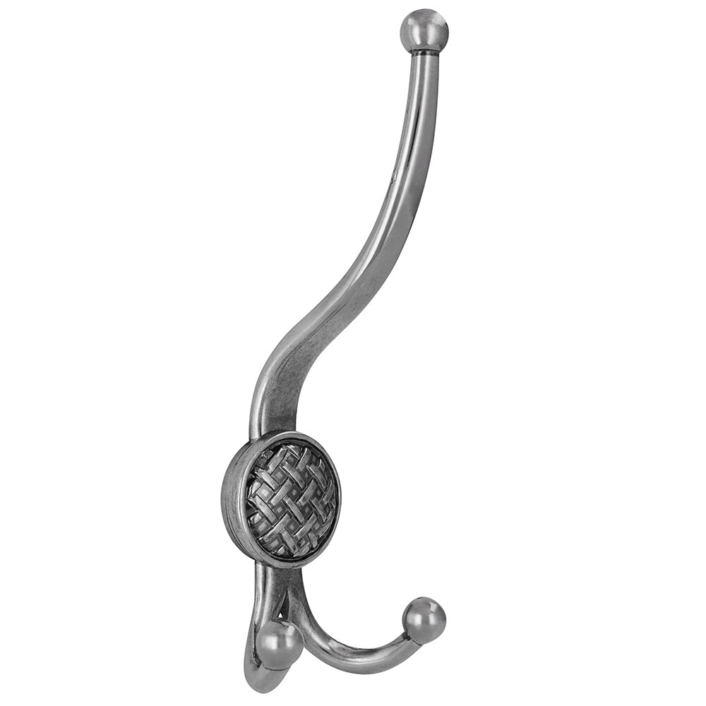 Siro Designs Weaved Hook in Antique Silver