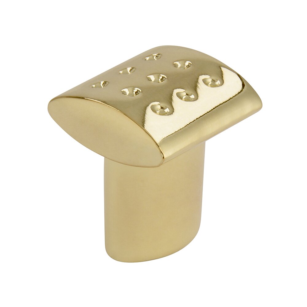 Siro Designs 20 mm Long Knob in Bright Brass