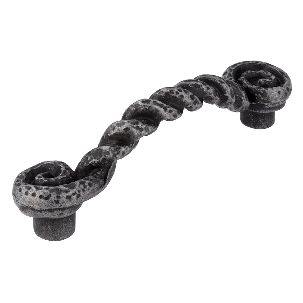 Siro Designs 96 mm Centers Twisted Pull in Antique Tin