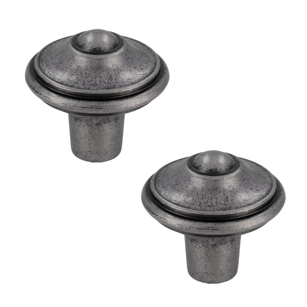 Siro Designs (Two Pack) 1 1/4" Knobs in Tin