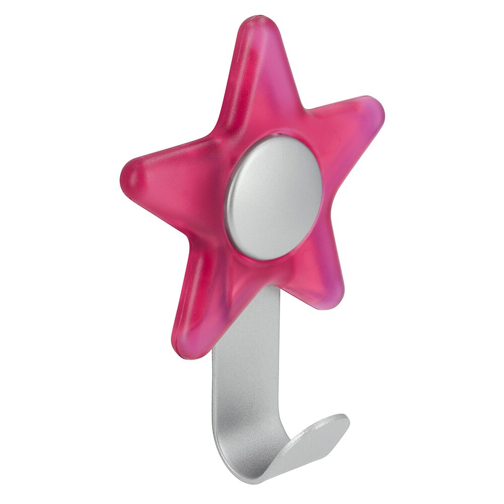 Siro Designs Star Hook in Pink/Aluminum