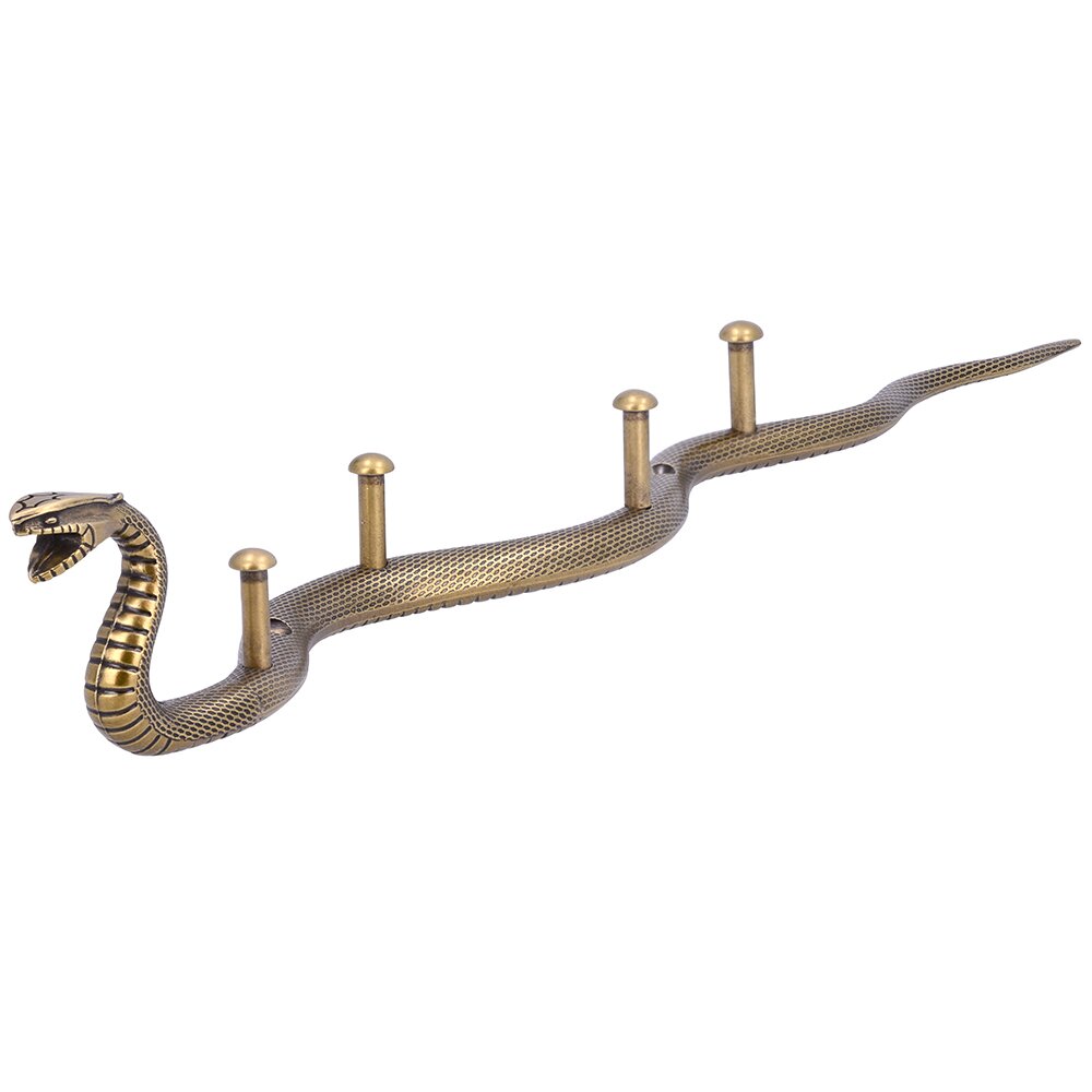 Siro Designs Hook Rail in Antique Brass