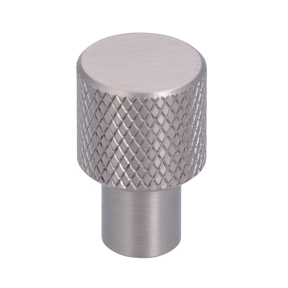 Siro Designs 5/8" Knurled Knob in Matte Stainless Steel Effect