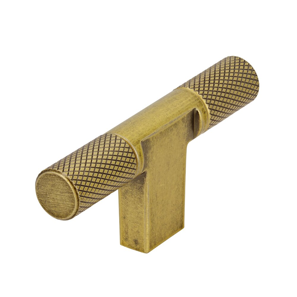 Siro Designs 72 mm Long T Knob in Vintage Gold