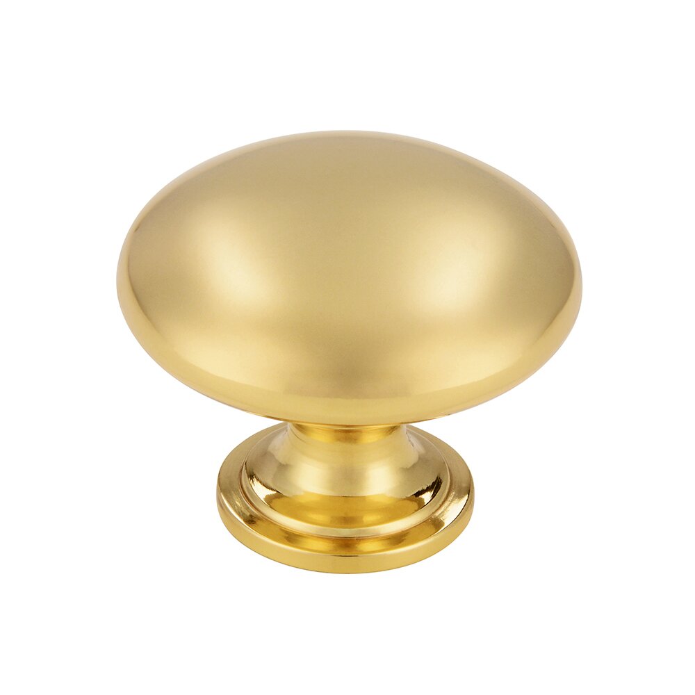 Siro Designs 1 1/16" Knob in Polished Brass