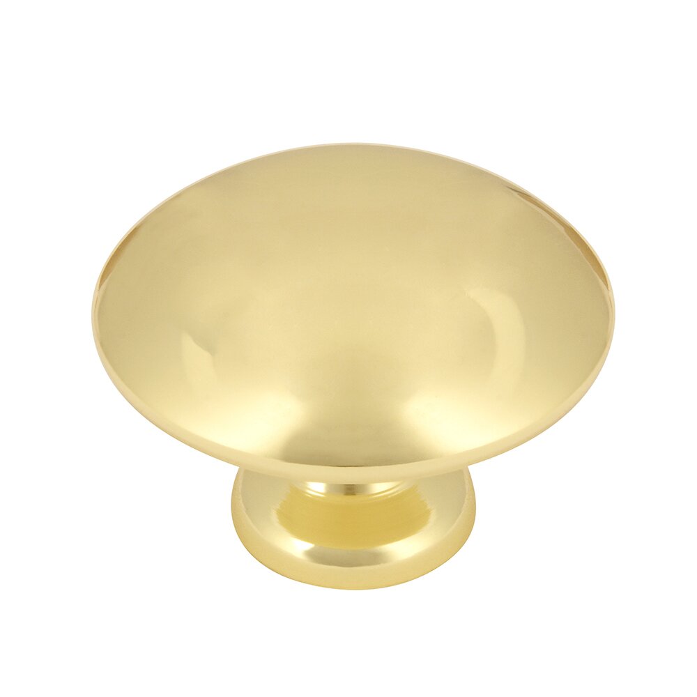 Siro Designs 1 5/16" Knob in Bright Brass