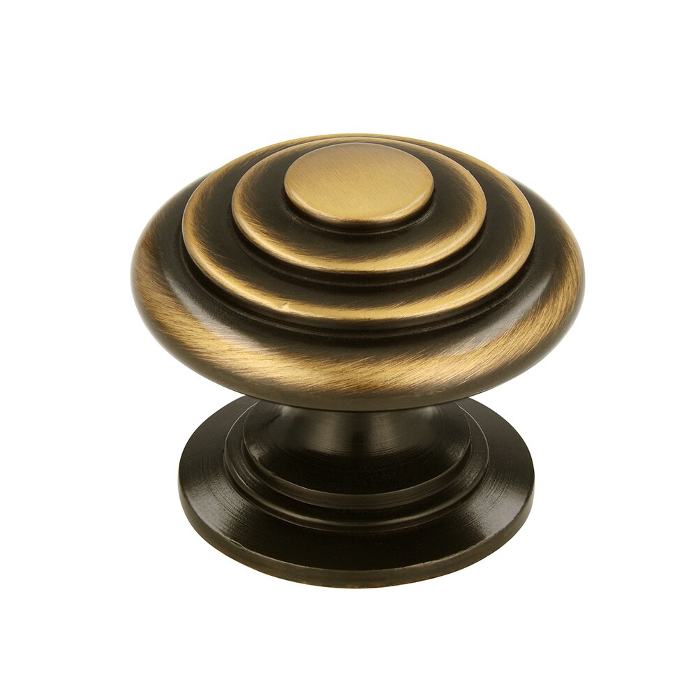 Siro Designs 1 3/8" Knob in Antique Brass