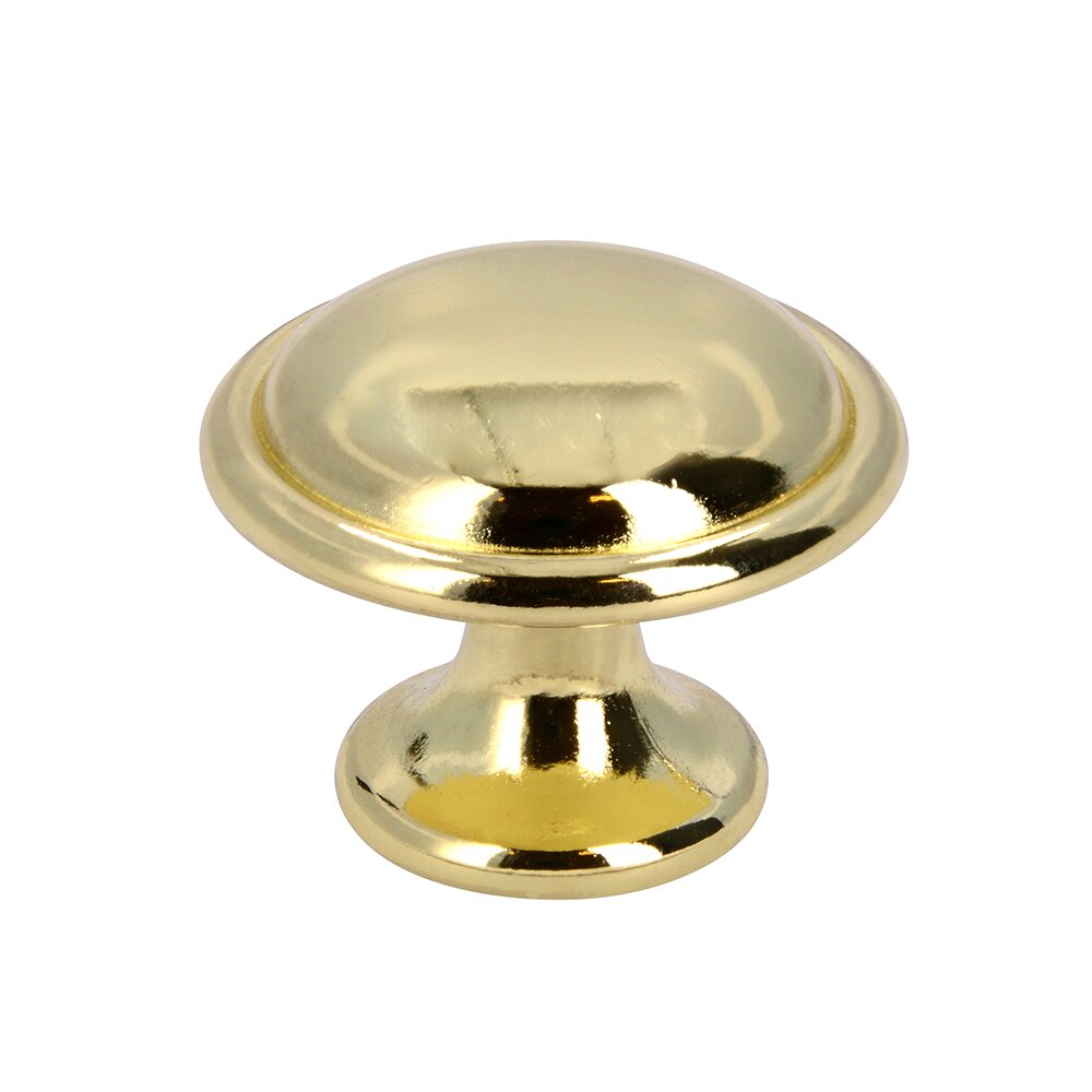 Siro Designs 1 1/8" Knob in Bright Brass