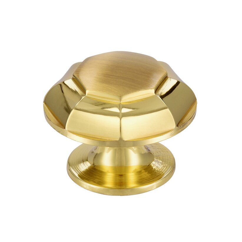 Siro Designs 33 mm Long Knob in Polished Brass