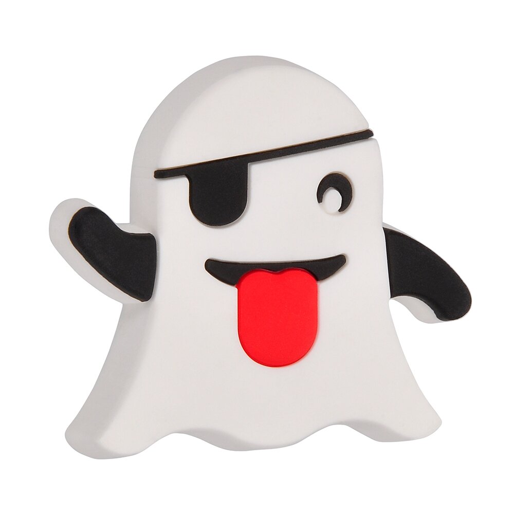 Siro Designs 63 mm Long Ghost Knob in Emoji Ghost
