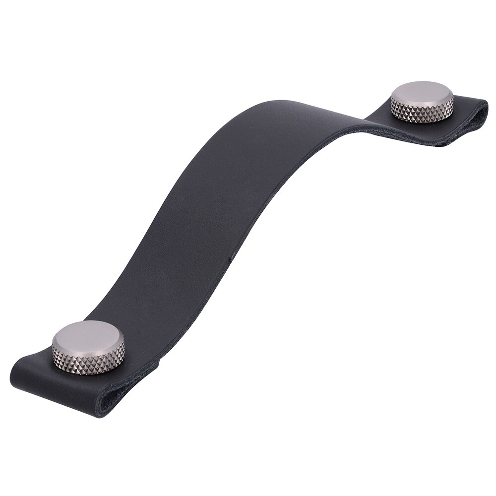 Siro Designs 6 1/4" Centers Handle in Black/Matte Stainless Steel Effect
