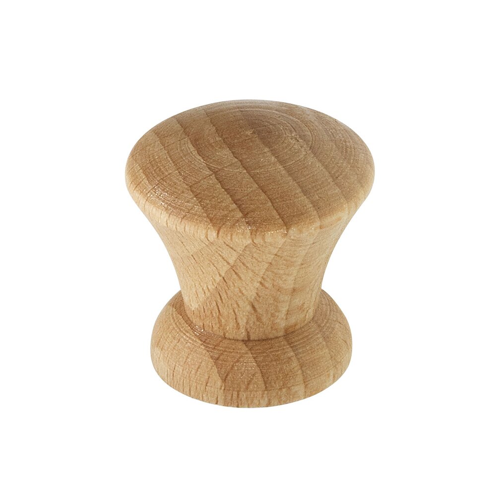 Siro Designs 1 3/16" Wood Knob in Beech Lacquered