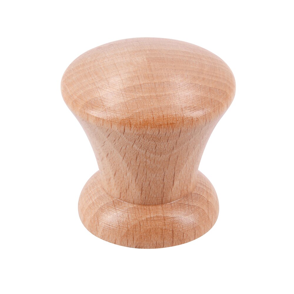 Siro Designs 1 3/16" Wood Knob in Beech Lacquered