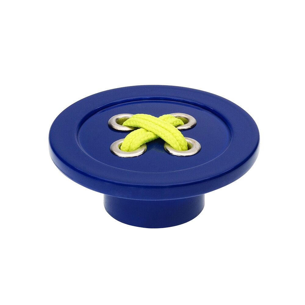 Siro Designs 58 mm Long Button Knob in Blue/Green