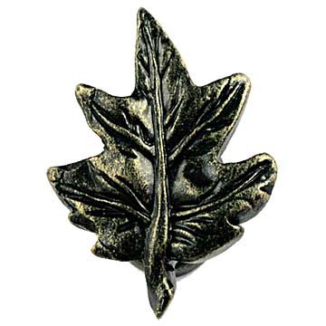Sierra Lifestyles Maple Leaf Knob in Bronzed Black
