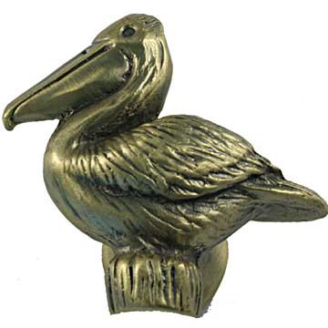 Sierra Lifestyles Pelican Knob Right in Antique Brass