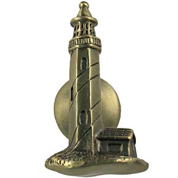 Sierra Lifestyles Lighthouse Knob in Antique Brass