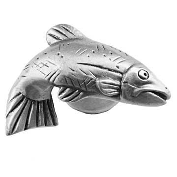Sierra Lifestyles Fish Knob Facing Right in Pewter